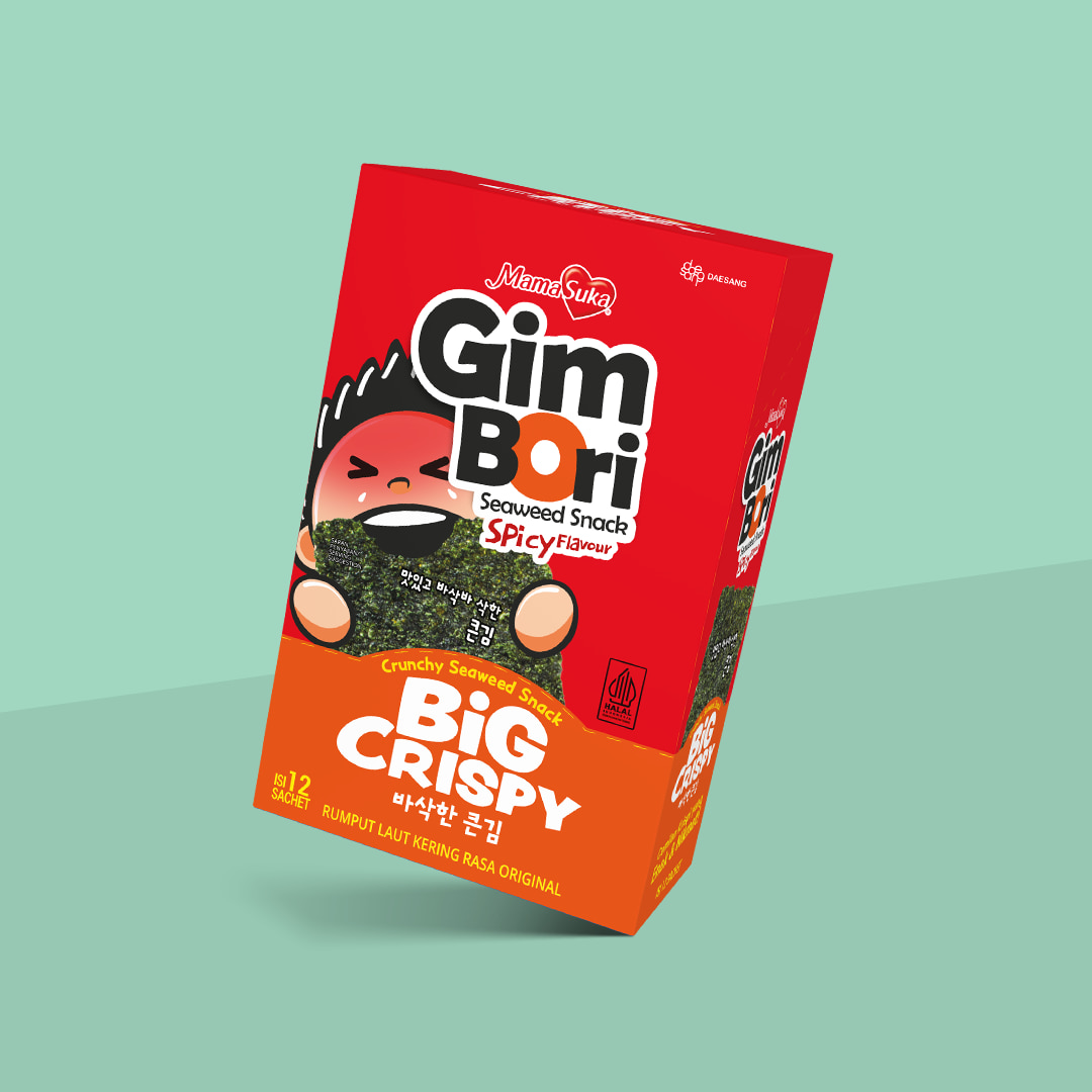 Gim Bori BIG CRISPY Rasa Pedas
